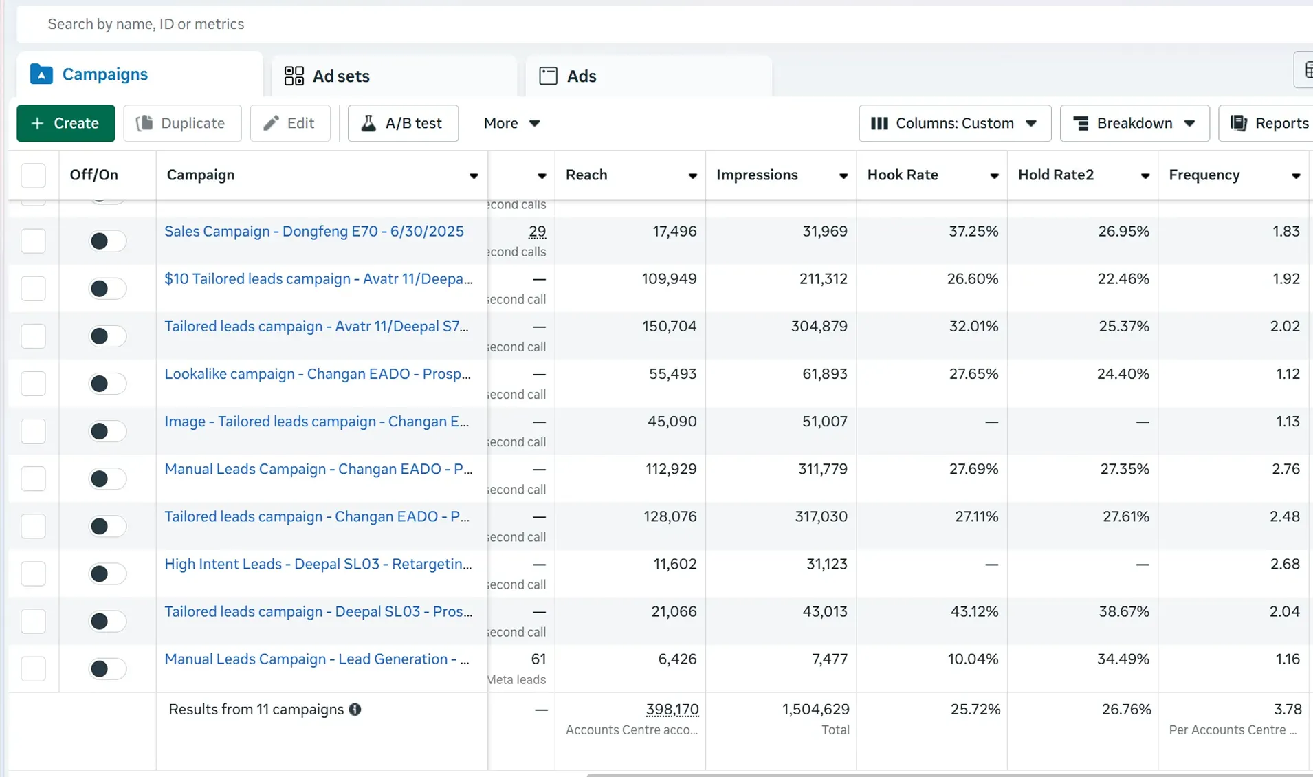 Dashboard Screenshot 1